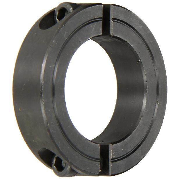 Climax Part 2C-137, Mild Steel, Black Oxide Plating, Clamping Collar, 1 3/8 inch bore, 2 1/4 inch OD, 9/16 inch Width, 1/4-28 x 3/4" Clamp Screw,