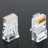 20/50/100PCS RJ45 Ethernet  Connector Cables Module Plug Network RJ-45 Lan Crystal Heads Cat5 Cat5e Gold Plated Network Cable