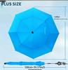 23-inch Breathable Double-Layer Beach Chair with 360° Adjustable Sun Umbrella