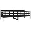 Vidaxl Daybed, Black, Solid Pine Wood, 80X200 Cm