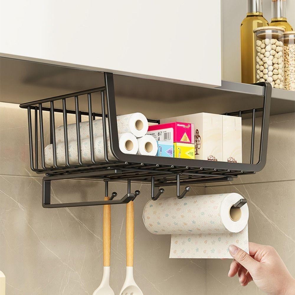 Stable Cabinet Hanging Rack Pullout Drawer Under Cabinet Basket  Kitchen Accessories