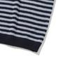 KNITTED Boucle Stripe Round Knit Navy