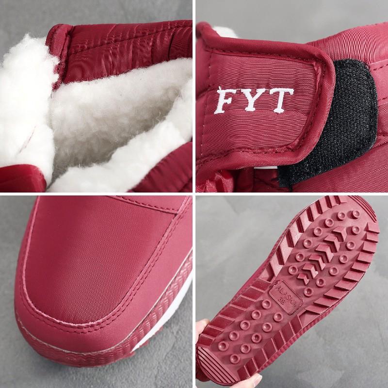 New Winter Snow Boots Women's Velvet Thickened Waterproof High-top Middle-aged Cotton Shoes Men's and Women's Same Cotton Shoes