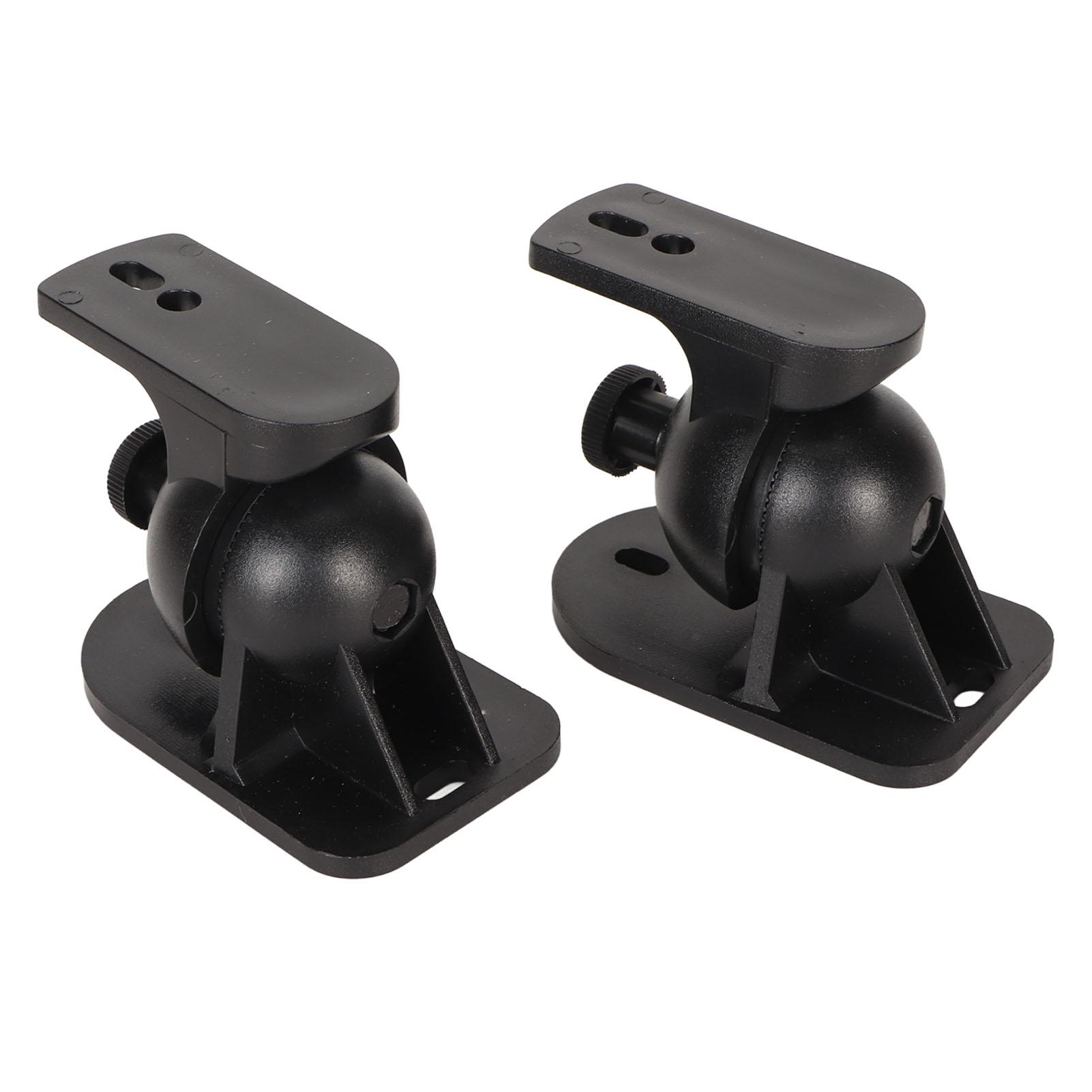 

2Pcs Speaker Wall Mounts Space Saving Easy Installation Flexible Stable Speaker Wall Mount Bracket for Home