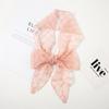 Embroidered Flower Women Narrow Long Scarf Elegant Sunscreen Shawl Ins Female Headscarf  Summer