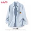 Baleno Men's Casual Loose Fit Long-Sleeve Shirt