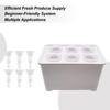 Indoor Hydroponic System 6-Holes Cultivation System Vegetables Planting Box For Vegetables Flowers Fruits Indoor Outdoor Garden