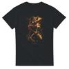 Lara Croft Halftone Heavyweight Unisex Crewneck T Shirt | Gildan® 5000