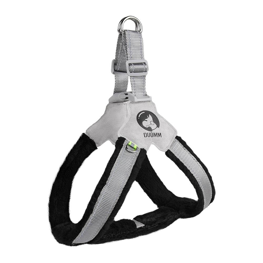 

Новый осенне-зимний поводок для домашних животных, толстый плюшевый нагрудный ремень для собак, светоотражающий поводок для выгула собак, поводок для домашних животных XL