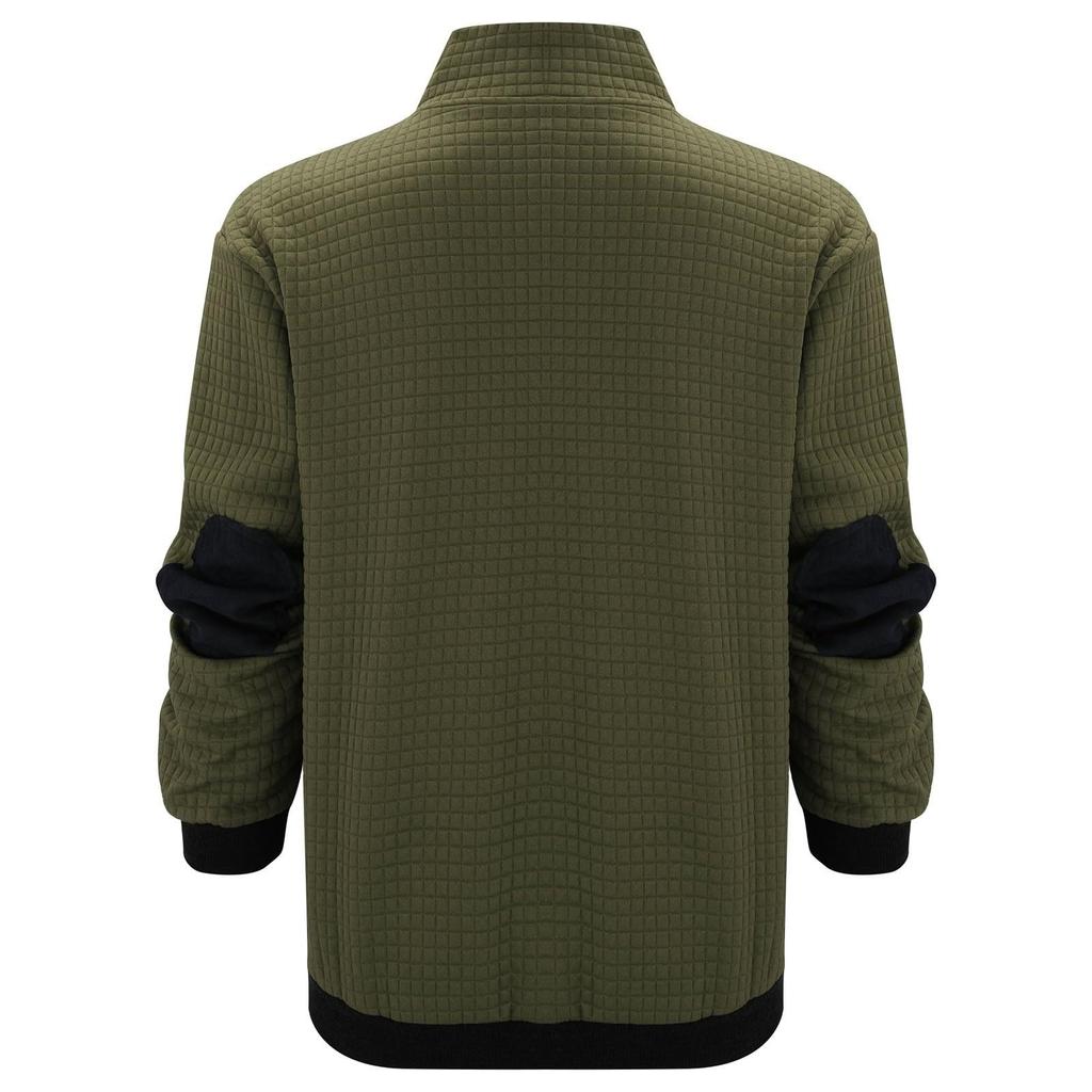 Herren Fleece Hoodie Lässig Langarm 1/4 Reißverschluss Pullover Sweatshirts