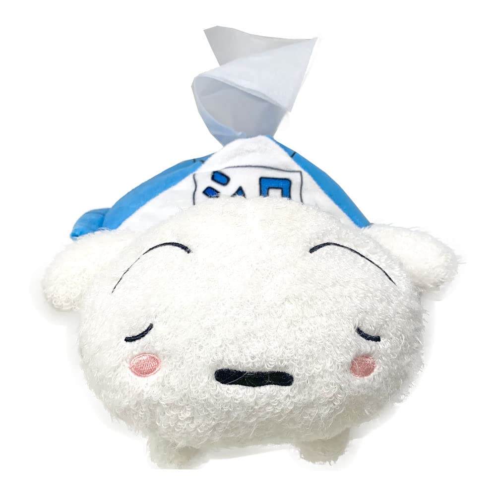Crayon Stuffed Toy Tissue Case Mumbling We Are the Nohara Family Approximately 36cm Official Goods Shin-chan