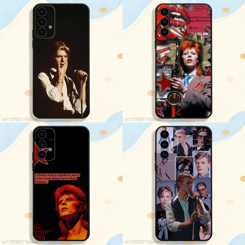 D-David Blackstar Bowie Phone Case For Samsung S25,S24,S21,S22,S23,S30,Ultra,S20,Plus,Fe,Lite,5G Black Cover