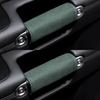 Door Handle Cover Suede Inner Roof Handle Protective Cover Universal Car Accessories Interior Modify for Tesla BMW Benz VW Jeep