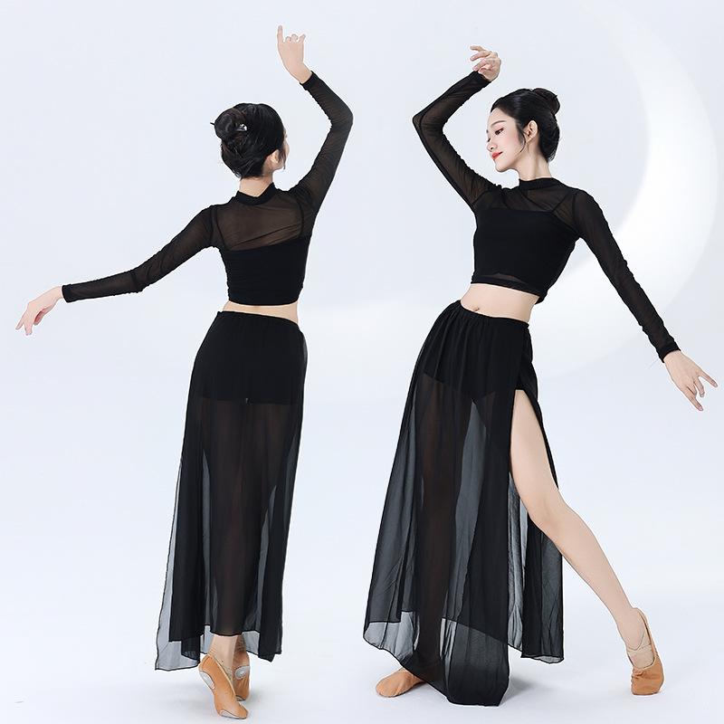 Dámský retro síťovaný kostým na latinskoamerické tance pro vystoupení a trénink