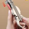 Gifts Violin Shape Nail Clippers Stainless Steel Anti-splash Manicure Tools with Bottle Opener Flat Slanted Head Nails Trimmer