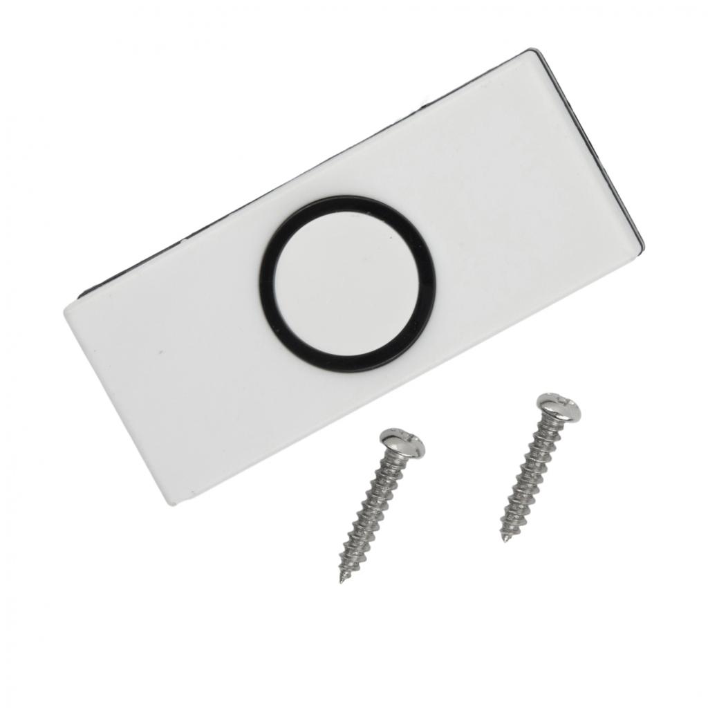 Plastic Hard Wiring Press Button Push Press White 86MMX37MMX22MM