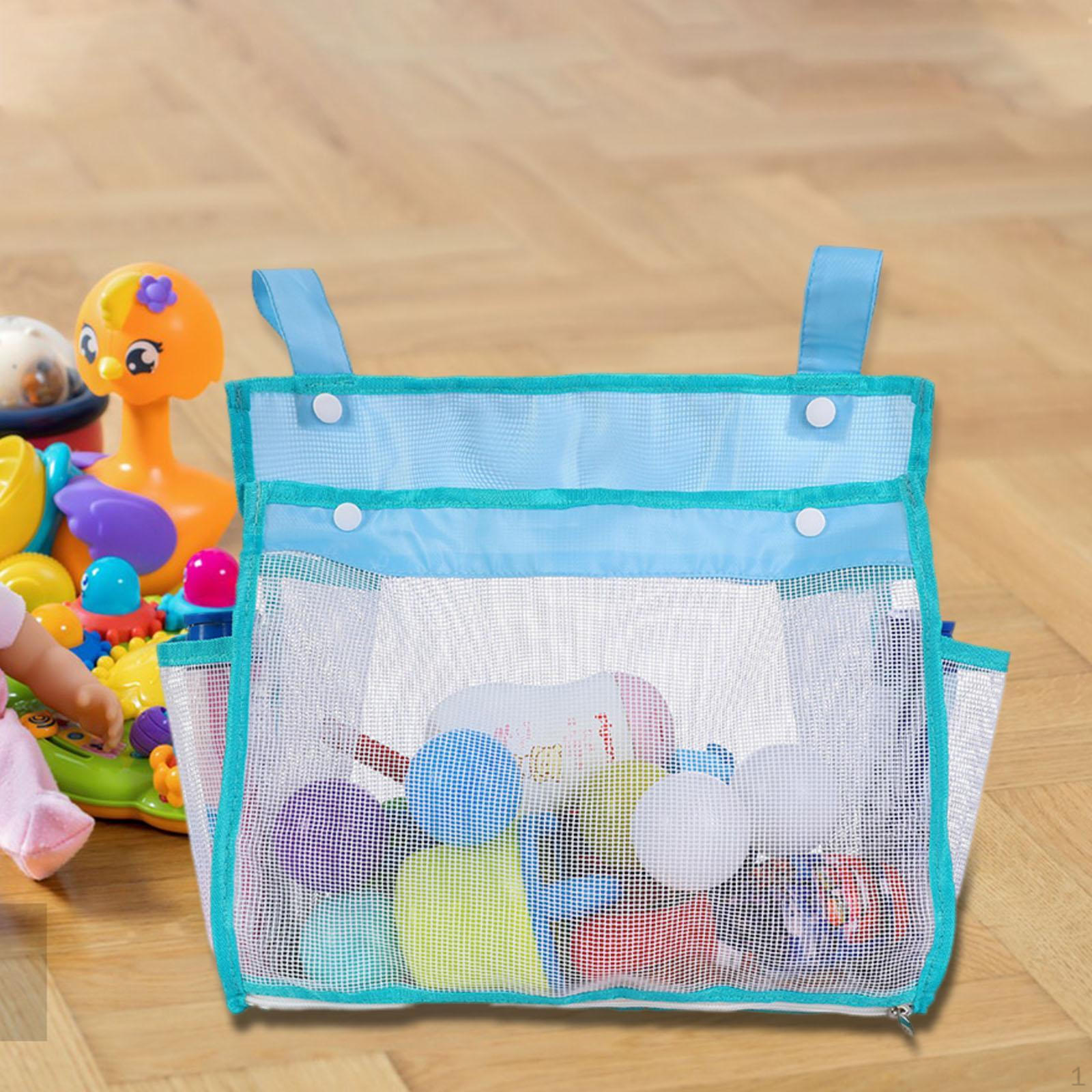 

Deluxe Bath Toy Holder with Large Opening for Kids Bathroom