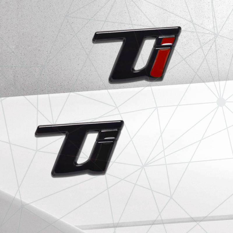 3D Metal TI VELOCE Edition Badge Car Steering Wheel Emblem Sticker LOGO Decor For Romeo Giulia Stelvio Giulietta Mito