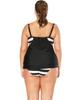 Tankini suit plus size swimsuit XXL black comfortable maternity briefs Tankini suit plus size swimsuit XXL black comfortable maternity briefs