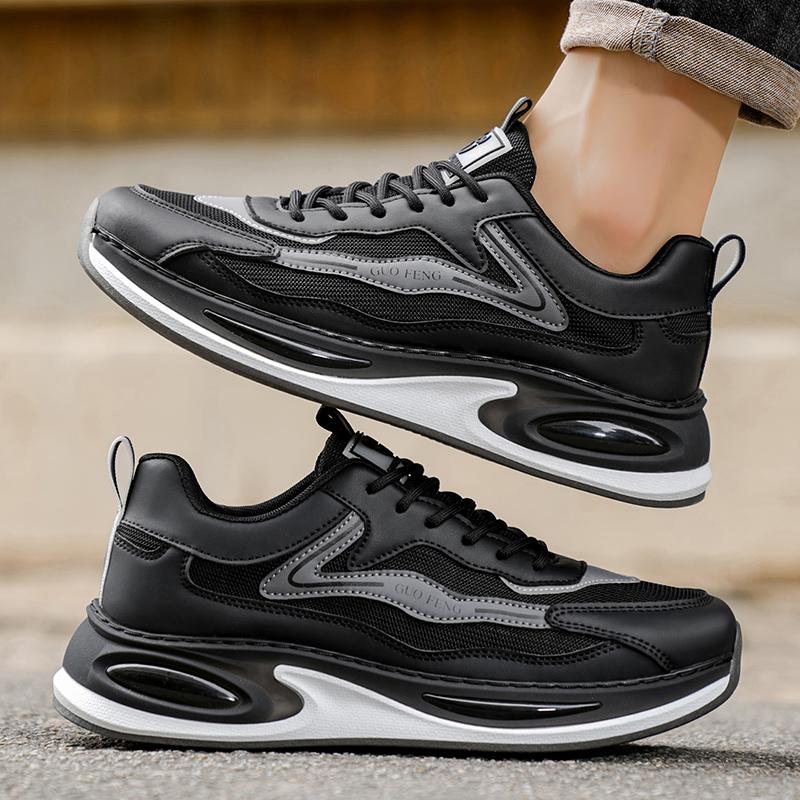 Nowa Moda Męskie Cztery Pory Roku Wygodne Buty na Grubej Podeszwie Studenci Chłopcy Modne Miękka Podeszwa Oddychające Casualowe Sneakersy do Biegania