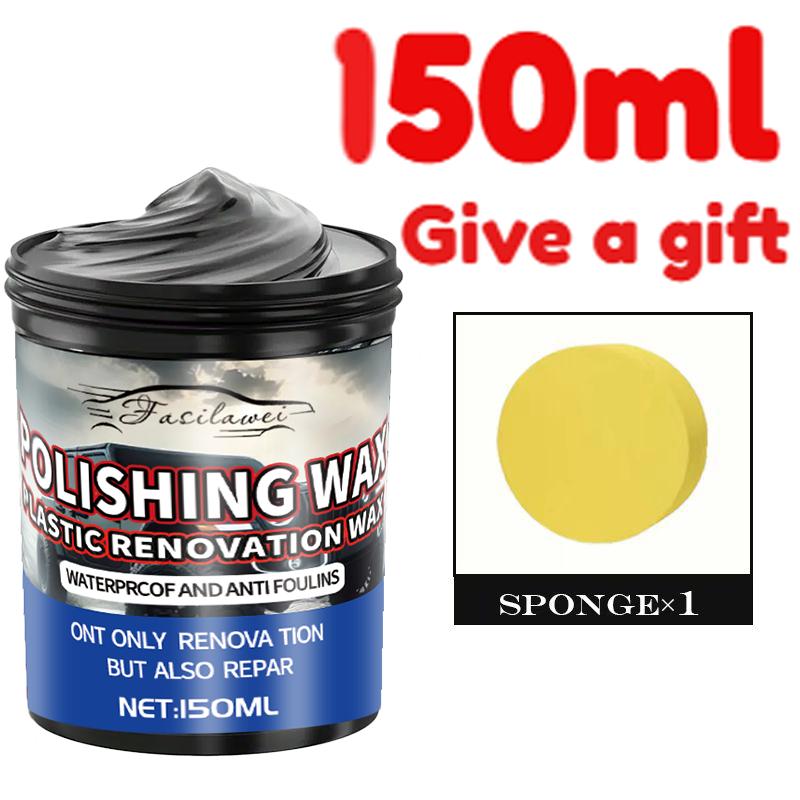 

Plastic Renovation Cream-Restore Black Shine To Car Interior Plastics,Effortlessly Revive Faded Surfaces for A Like-New Look 150ml