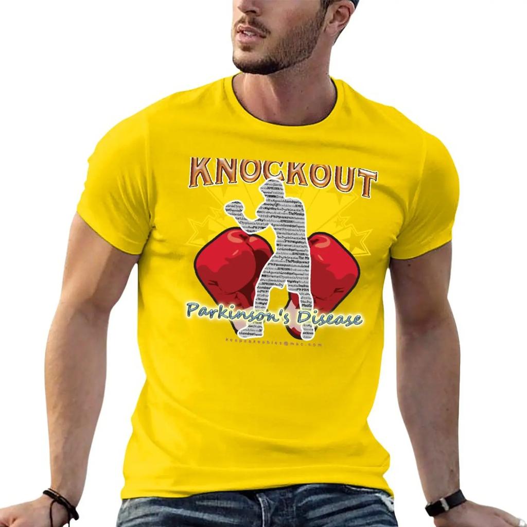 Parkinsons KO PD Boxer T-Shirt anime clothes Tee shirt cute clothes tees clothing