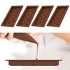 Chocolate Bar Mold Reusable Versatile Candy Bar Mold Easy To Use and Clean Chocolates Bar Silicone Thick Mold Deep Break Apart