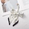 Silk Scarf Pendant Keychain: Versatile Bag Charm & Keyring