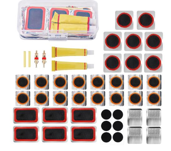 Bike Tire Repair Kit Lightweight Material Widely Compatible Professional Repair Patch Suitable for Inflatable Rubber Tire Repair