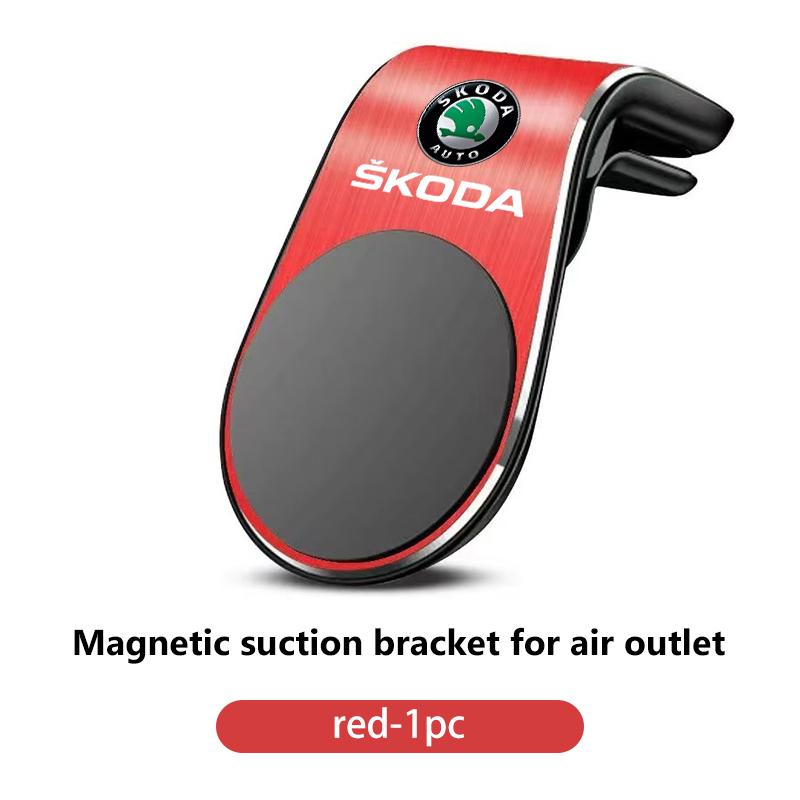 Sfrab5 Supporto Telefonico Magnetico a L per Auto Clip Supporto Smart Phone per Auto Per Skoda Kamiq Karoq Octavia 2 3 Rapid Scala Kami Fabia VII VRS