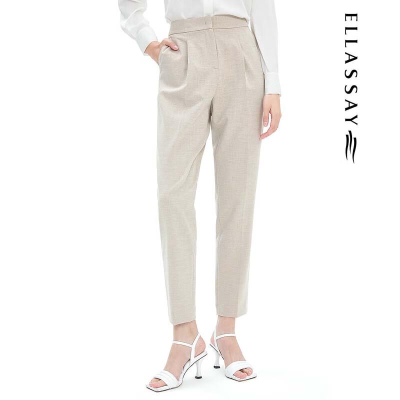 ELLASSAY Women's Refined TR Cropped Suit Pants