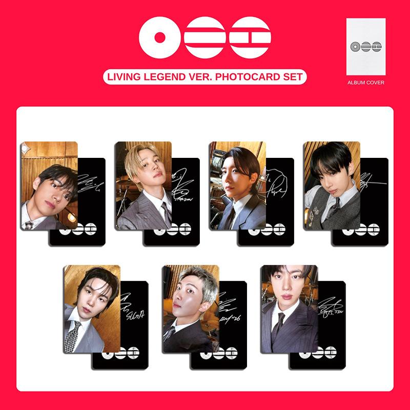 7pz Kpop Bangtan Boys Carte Lomo, Stampa HD Album ARMY Fan Collezionismo Set Regalo, Idol di Moda Carte Fotografiche Collezionabili per Regalo Fan