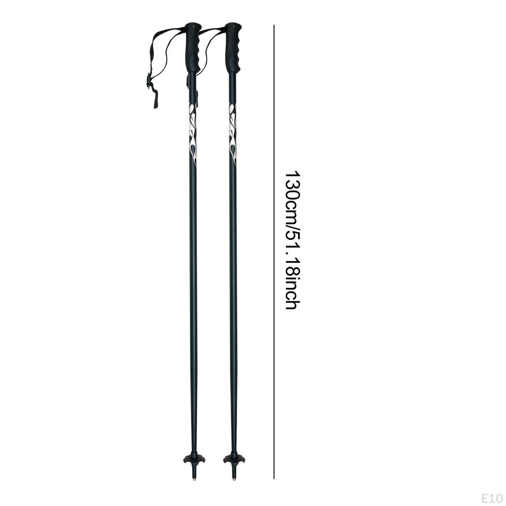 2 Pieces Ski Poles for Men Women Comfortable Gripping Portable Hiking Walking Sticks