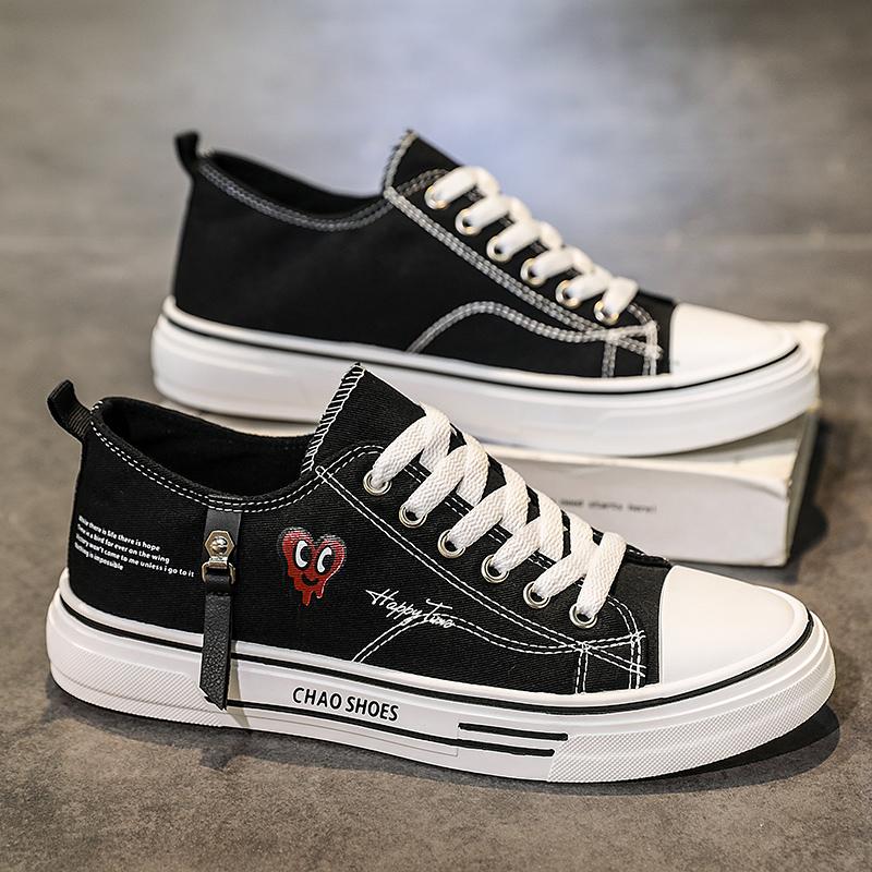 

Скейт-кеды мужские плоские износостойкие низкие кроссовки на шнуровке модные уличные спортивные прогулочные уличные тренды кроссовки мужские 39 чёрный