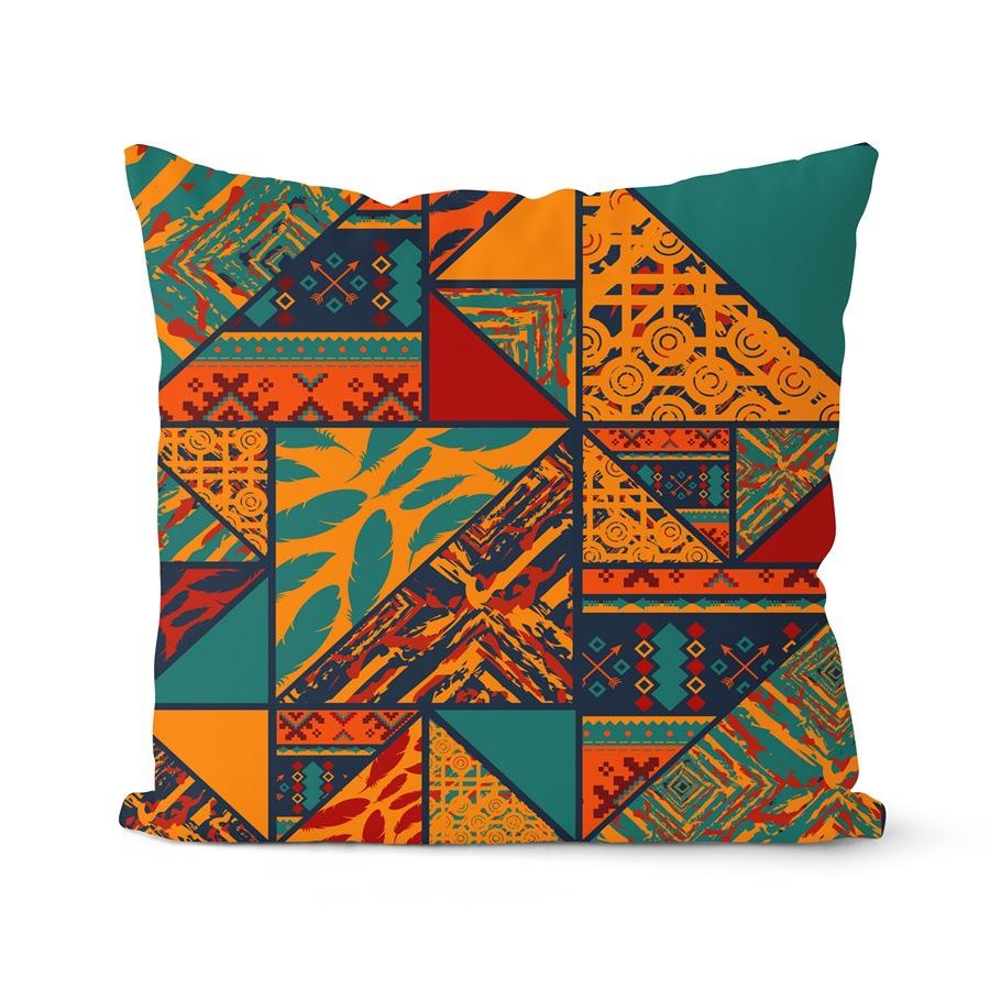 Tribal Muster Kissenbezug Geometrisch Ethnisch Afrikanisches Element Kissen Haus Sofa Stuhl