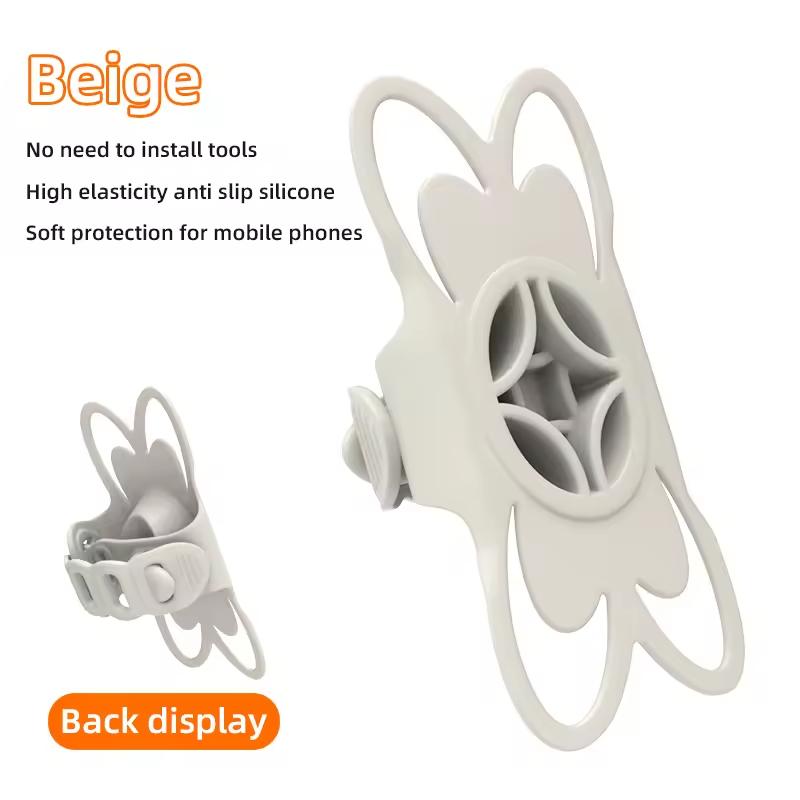 Silicone Bicycle Phone Holder Universal Bike Motorcycle Mobile Phone Stand Handlebar Clip Bracket For All Phone Stand