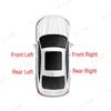 For Changan CS35 2012 2013 2014 2015 2016 2017 Chrome Outer Front Rear Door Handle Exterior Door Handles Cover Cap Lid