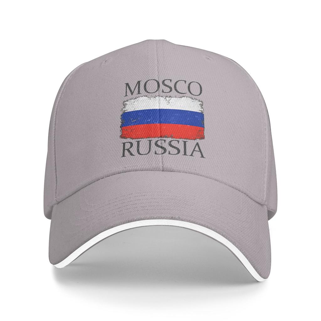Mosco Russia Flag Russia Tourist Mosco Tourist Capital Mosco Baseball Cap Kpop Rock Adjustable Hip Hop Hats Baseball Caps