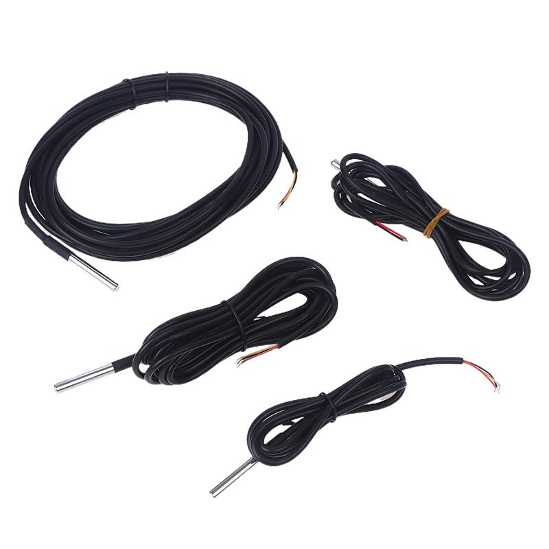 1Pcs Ds18B20 Waterproof Thread Temperature Probe Temperature Sensor Stainless Steel For Arduino