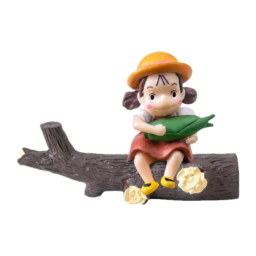 Cartoon My Neighbor Totoro Mei Sitting Figurine Pvc Animal Decor For Gift And Home Decor
