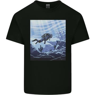A Deep Sea Scuba Diver Diving Unisexs Light Cotton TShirt