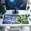 1Pc Silver Wolf Vs Kinich Gaming Mouse Pad Keyboard Desk Mat Non-slip Rubber Lock Edge Waterproof Computer Mousepad for Office Home Decor Y1349
