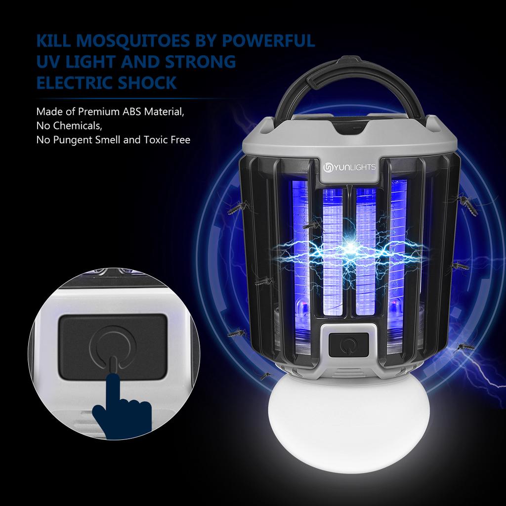 Buy YUNLIGHTS Bug Zapper Light 2 In 1 Multifunctional Insect & Fly Killer for Outdoor Picnic at