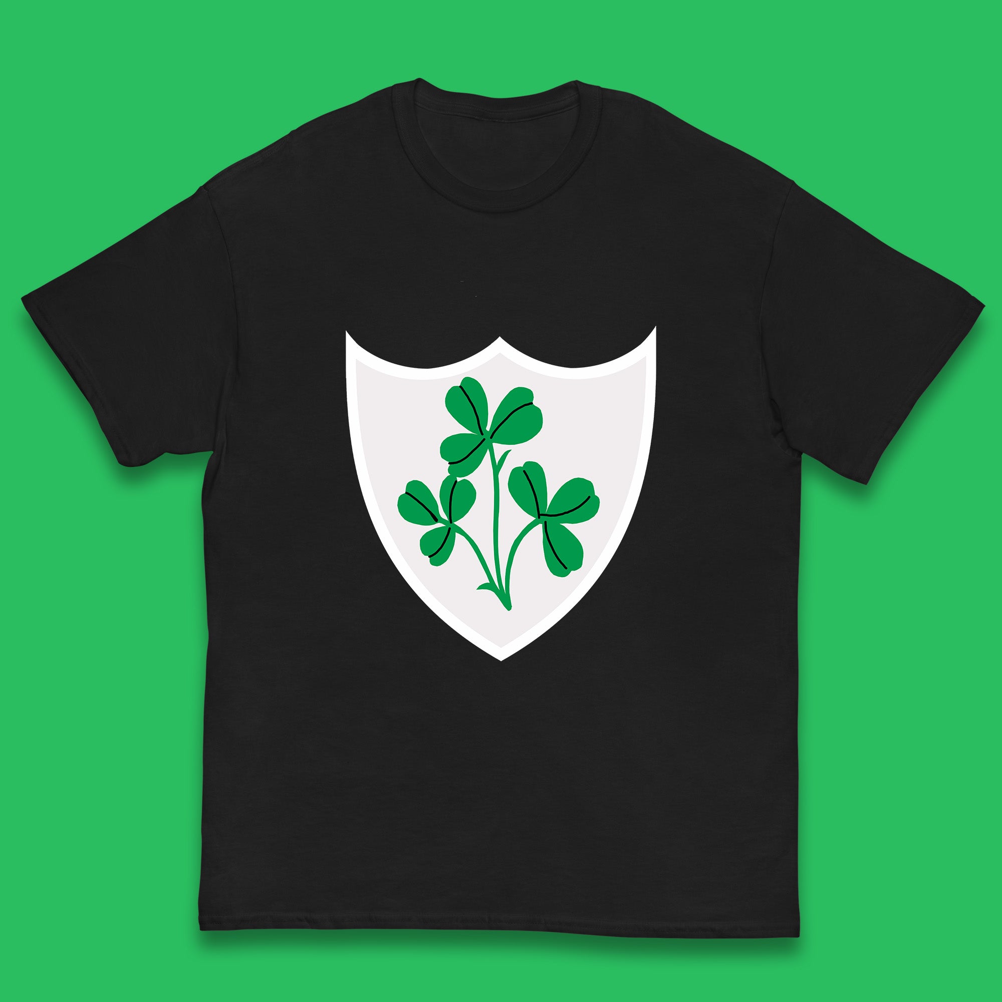 Retro Ireland Rugby Logo Ireland National Rugby Union Team Irish Rugby Kids T Shirt 120