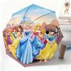 1pc Disney Authorized Princess Series Automatic Umbrella | All-Weather, Portable Folding Umbrella, Ideal for Christmas and Bir