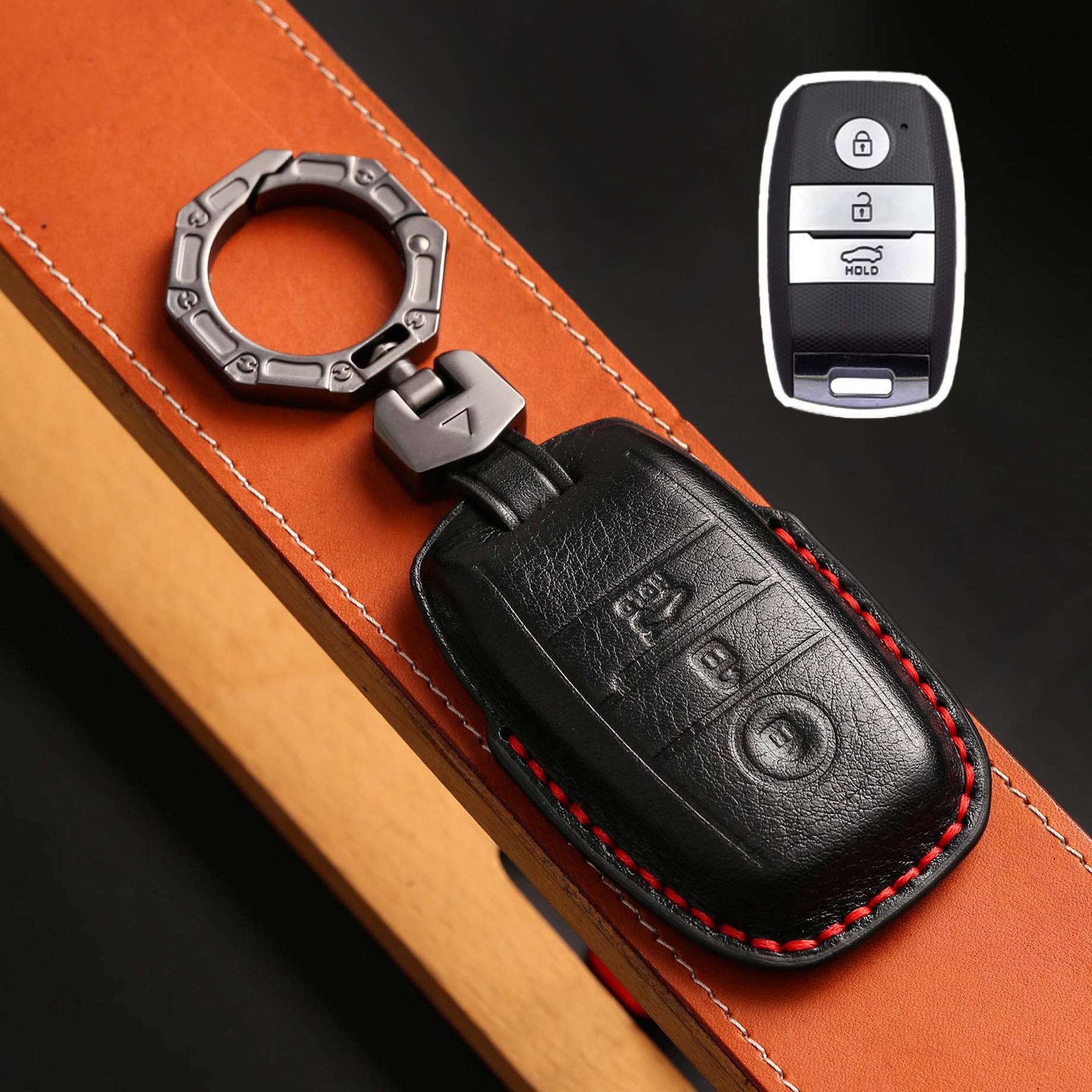 

Подходит для комплекта ключей от автомобиля Kia K3 K4 Smart Run kx3 Yi Run kx57 Полумесяц ракушка CROSS Sorento K5 сумка с пряжкой чёрный