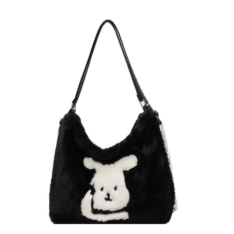 Large Capacity Backpack Autumn and Winter New Cute Cartoon Tote Bag for Women Ins Students Versatile Shoulder Bag