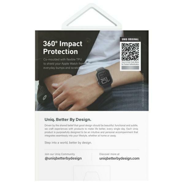 Uniq Valencia Case Apple Watch Series    46Mm Silver/Titanium Silver