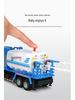 He Kai Toy Fire Truck: Large Alloy Model with Water Spray, Opening Doors, Sound and Light Effects.