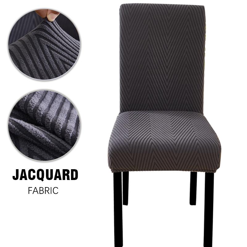 Jacquard Dining Chair Slipcover Chair Furniture Protector Stretch Chair Covers for Dining Room, Restaurant, Kitchen, Party,Hotel